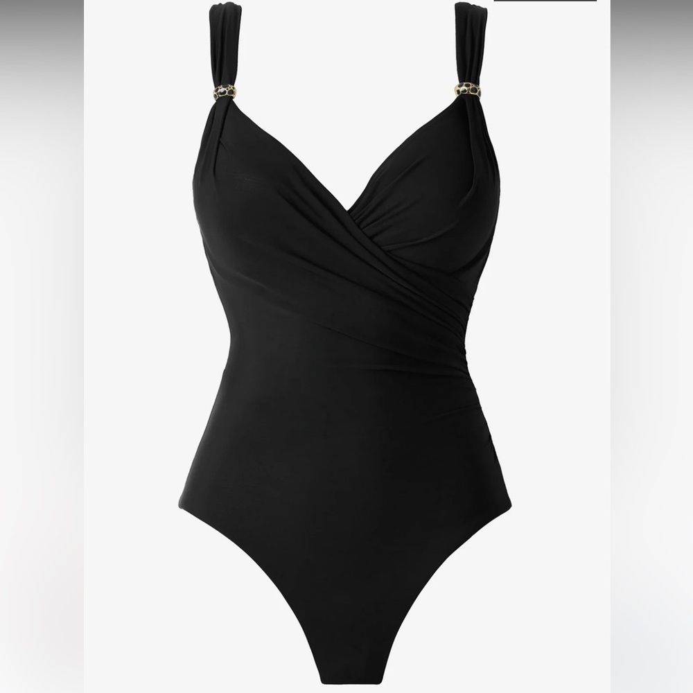 NWOT Miraclesuit Black Siren One Piece - Picture 10 of 12